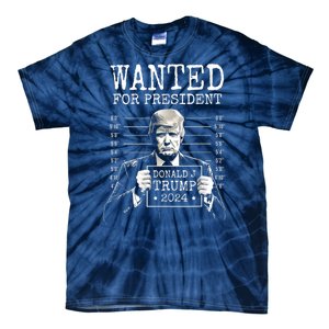 Free Donald Trump Mugshot Tie-Dye T-Shirt