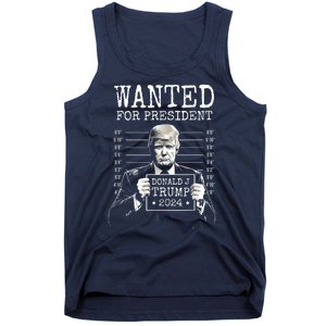 Free Donald Trump Mugshot Tank Top