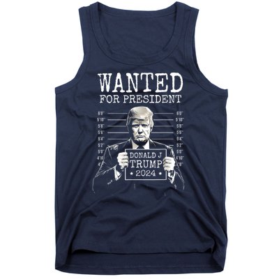 Free Donald Trump Mugshot Tank Top