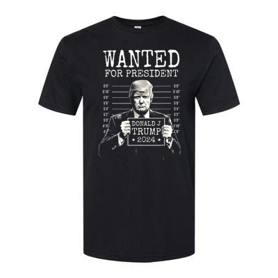 Free Donald Trump Mugshot Softstyle CVC T-Shirt