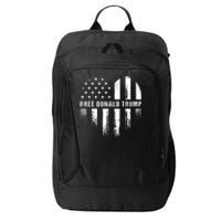 Free Donald Trump Republican Support City Backpack