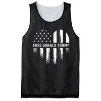 Free Donald Trump Republican Support Mesh Reversible Basketball Jersey Tank