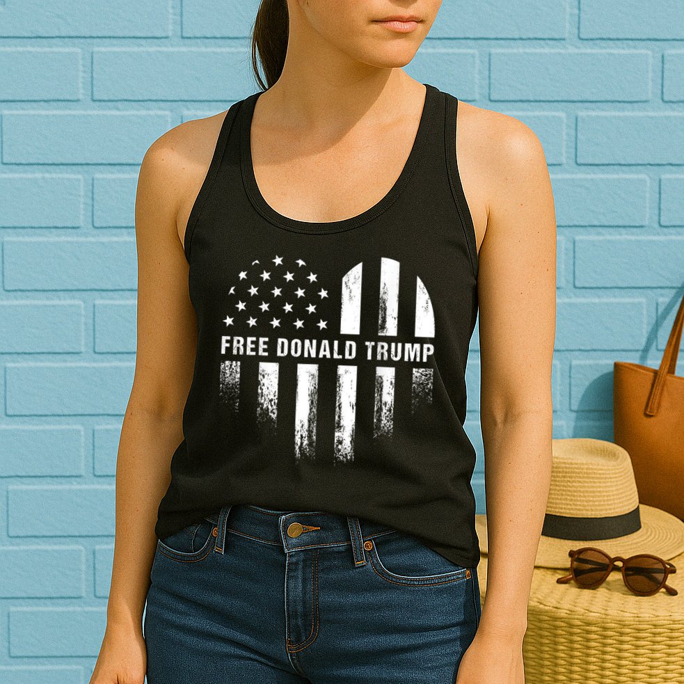 Free Donald Trump Republican Support Womens Tank Top