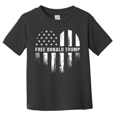 Free Donald Trump Republican Support Toddler T-Shirt