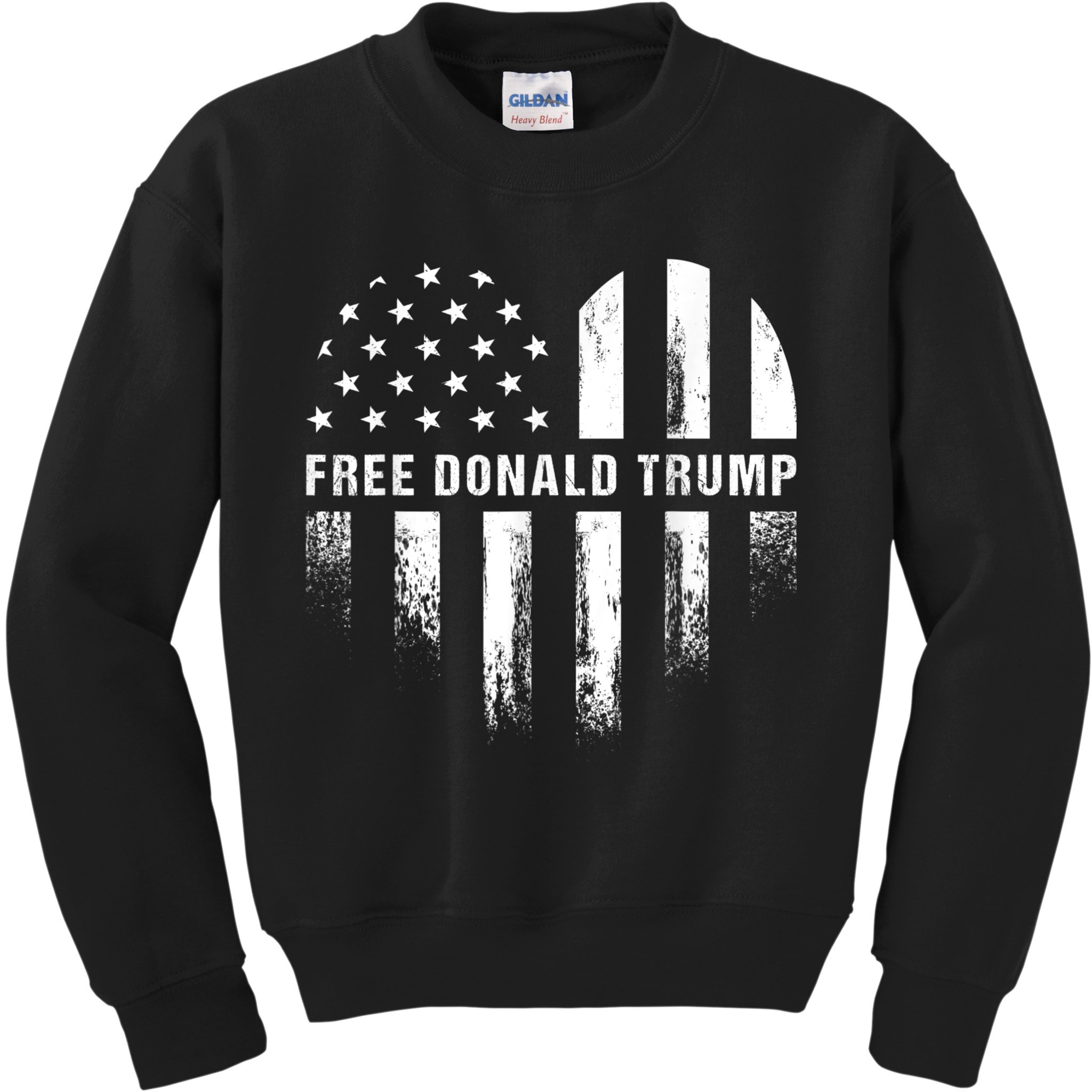 Free Donald Trump Republican Support Kids Sweatshirt