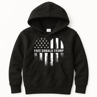 Free Donald Trump Republican Support Kids Hoodie