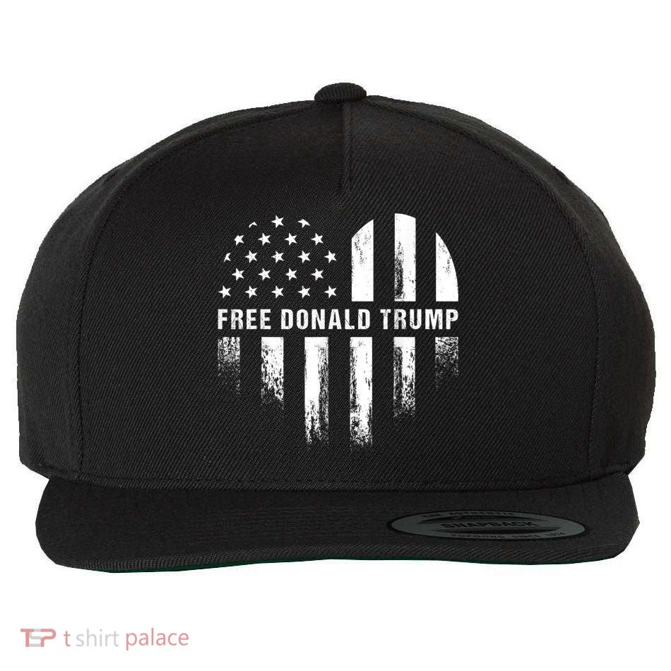 Free Donald Trump Republican Support Wool Snapback Cap