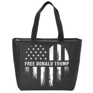 Free Donald Trump Republican Support Zip Tote Bag