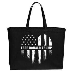 Free Donald Trump Republican Support Cotton Canvas Jumbo Tote