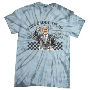 Free Daddy Trump 2024 Tie-Dye T-Shirt