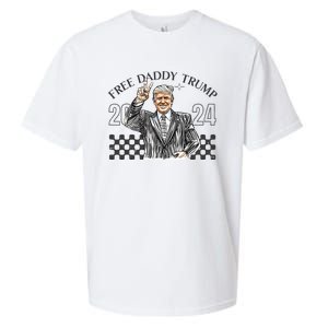 Free Daddy Trump 2024 Sueded Cloud Jersey T-Shirt