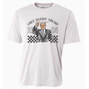 Free Daddy Trump 2024 Cooling Performance Crew T-Shirt