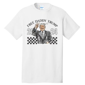 Free Daddy Trump 2024 Tall T-Shirt