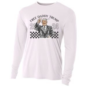 Free Daddy Trump 2024 Cooling Performance Long Sleeve Crew