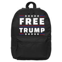 Free Donald Trump Republican Support 16 in Basic Backpack