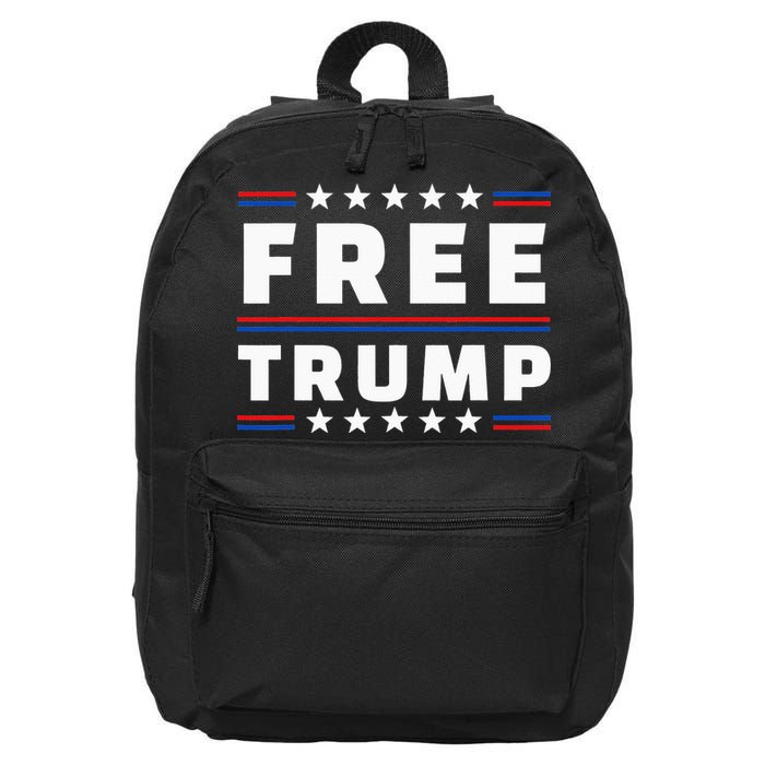 Free Donald Trump Republican Support 16 in Basic Backpack