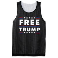 Free Donald Trump Republican Support Mesh Reversible Basketball Jersey Tank