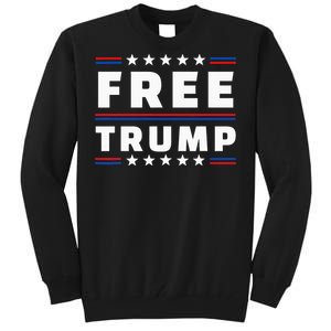 Free Donald Trump Republican Support Tall Sweatshirt