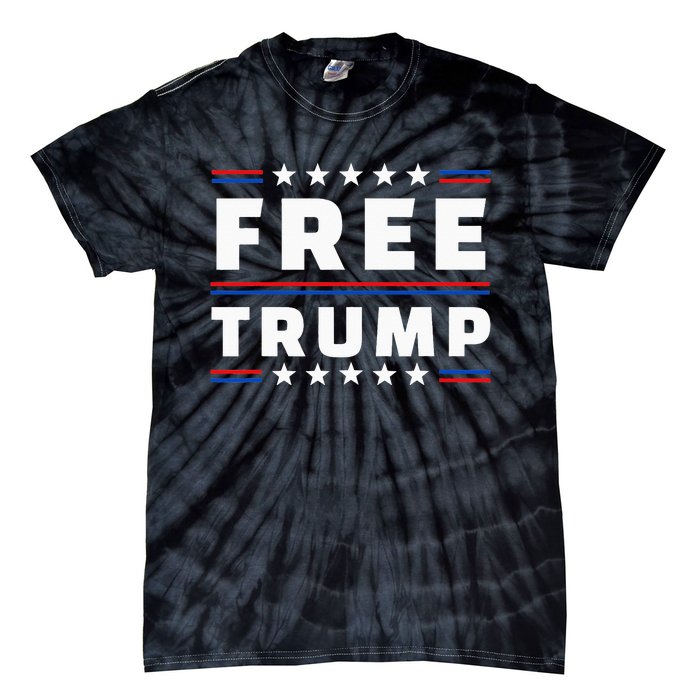 Free Donald Trump Republican Support Tie-Dye T-Shirt