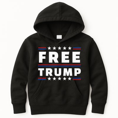 Free Donald Trump Republican Support Kids Hoodie