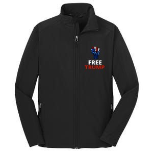 Free Donald Trump Free Trump Republican Support Core Soft Shell Jacket