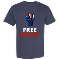 Free Donald Trump Free Trump Republican Support Garment-Dyed Heavyweight T-Shirt