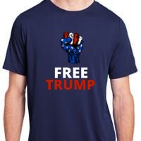 Free Donald Trump Free Trump Republican Support Adult ChromaSoft Performance T-Shirt