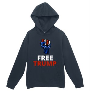 Free Donald Trump Free Trump Republican Support Urban Pullover Hoodie