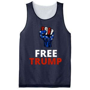 Free Donald Trump Free Trump Republican Support Mesh Reversible Basketball Jersey Tank