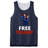 Free Donald Trump Free Trump Republican Support Mesh Reversible Basketball Jersey Tank