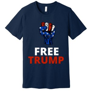 Free Donald Trump Free Trump Republican Support Premium T-Shirt