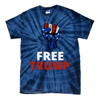 Free Donald Trump Free Trump Republican Support Tie-Dye T-Shirt