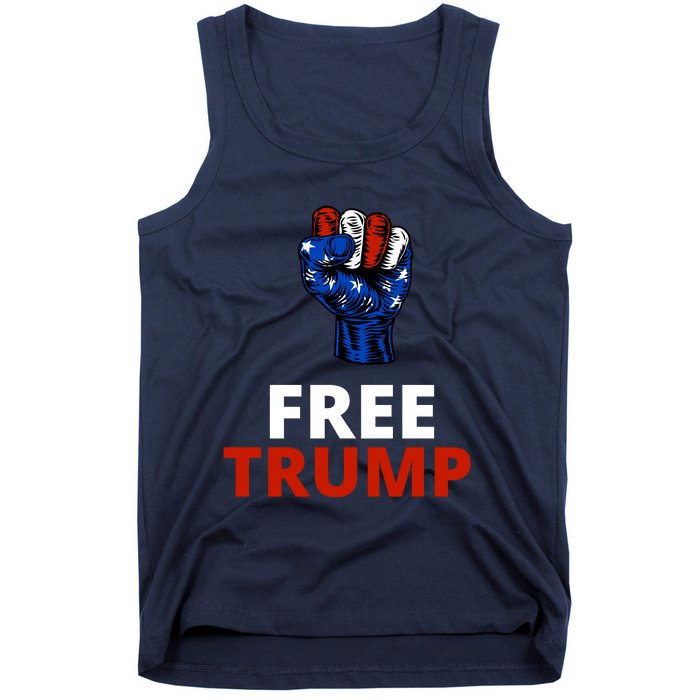 Free Donald Trump Free Trump Republican Support Tank Top