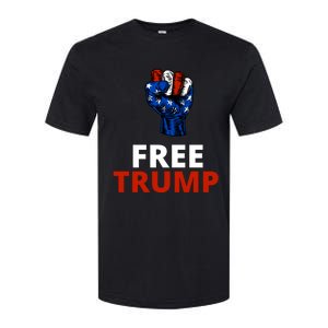 Free Donald Trump Free Trump Republican Support Softstyle CVC T-Shirt