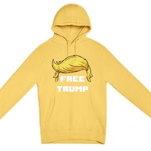 Free Donald Trump Republican Support Premium Pullover Hoodie