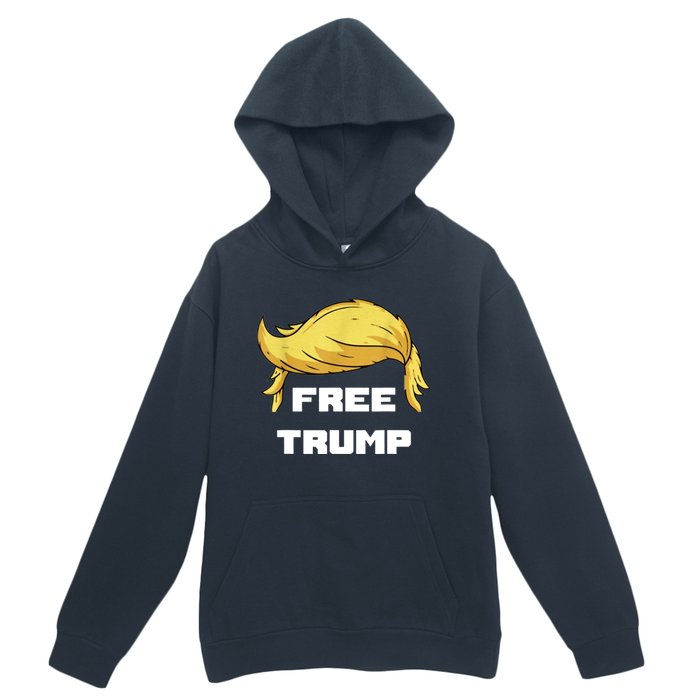 Free Donald Trump Republican Support Urban Pullover Hoodie