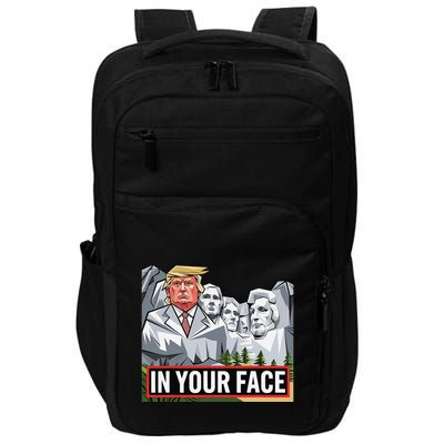 Funny Donald Trump Added To Mt. Rushmore In Your Face Impact Tech Backpack