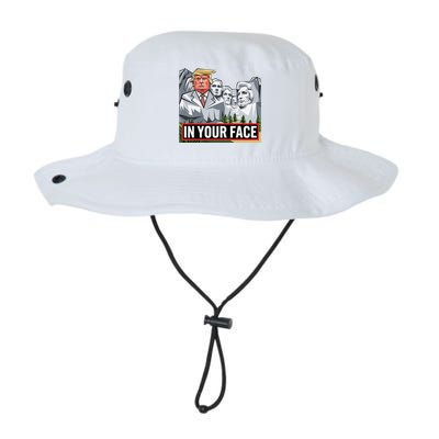 Funny Donald Trump Added To Mt. Rushmore In Your Face Legacy Cool Fit Booney Bucket Hat