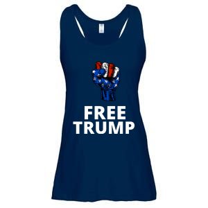 Free Donald Trump Free Trump Republican Support Ladies Essential Flowy Tank