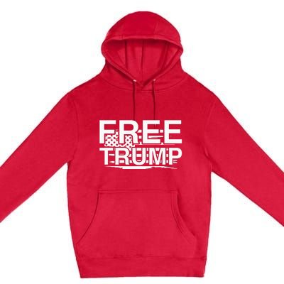 Free Donald Trump Premium Pullover Hoodie