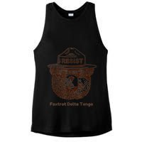 Foxtrots Delta Tangos Funny Foxtrots Delta Tangos Ladies PosiCharge Tri-Blend Wicking Tank