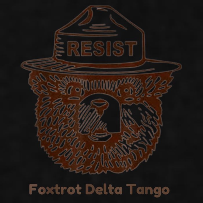 Foxtrots Delta Tangos Funny Foxtrots Delta Tangos Ladies PosiCharge Tri-Blend Wicking Tank