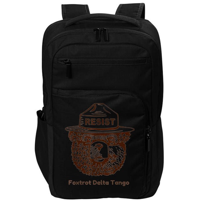 Foxtrots Delta Tangos Funny Foxtrots Delta Tangos Impact Tech Backpack