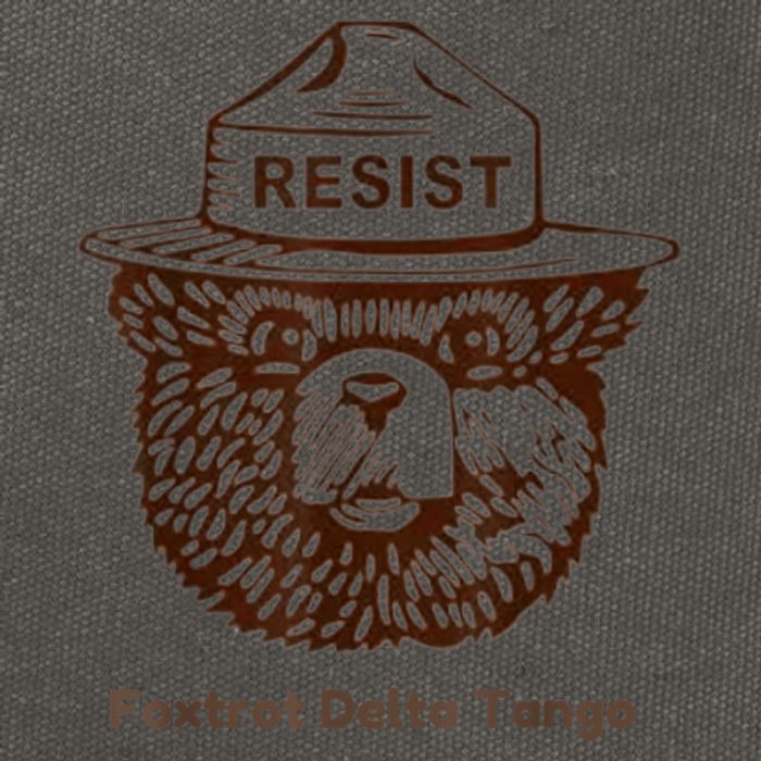 Foxtrots Delta Tangos Funny Foxtrots Delta Tangos Cotton Canvas Backpack