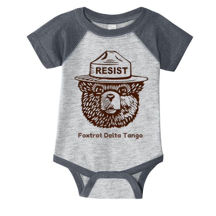Foxtrots Delta Tangos Funny Foxtrots Delta Tangos Infant Baby Jersey Bodysuit