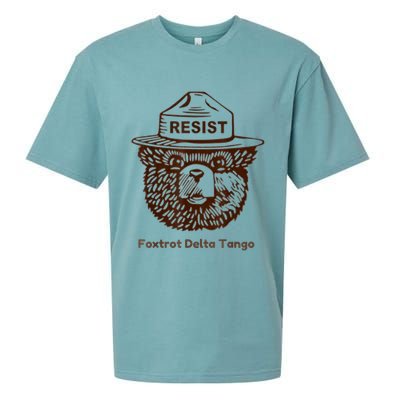 Foxtrots Delta Tangos Funny Foxtrots Delta Tangos Sueded Cloud Jersey T-Shirt