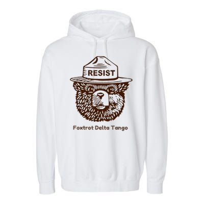 Foxtrots Delta Tangos Funny Foxtrots Delta Tangos Garment-Dyed Fleece Hoodie