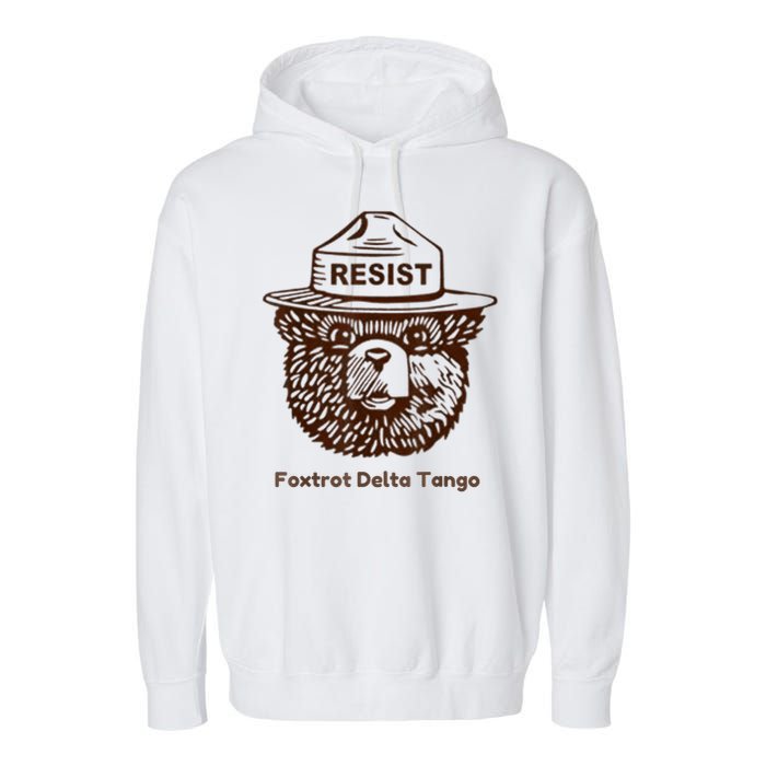 Foxtrots Delta Tangos Funny Foxtrots Delta Tangos Garment-Dyed Fleece Hoodie