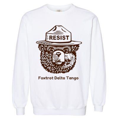 Foxtrots Delta Tangos Funny Foxtrots Delta Tangos Garment-Dyed Sweatshirt