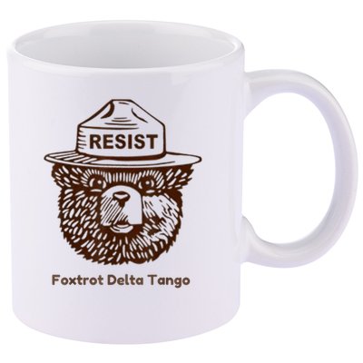 Foxtrots Delta Tangos Funny Foxtrots Delta Tangos 11oz C Handle Ceramic Mug